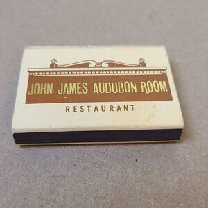 Diamond Match Co Howard Johnsons Pocketbox Slim John James Audubon Room Matchbox